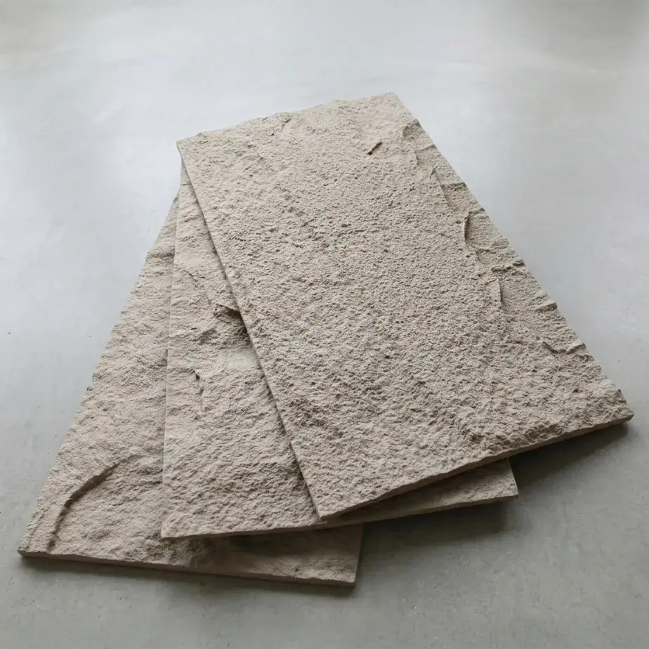 Panel de piedra cincelada Beige