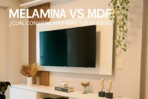 Melamina vs MDF: ¿Cuál conviene más para tus muebles?
